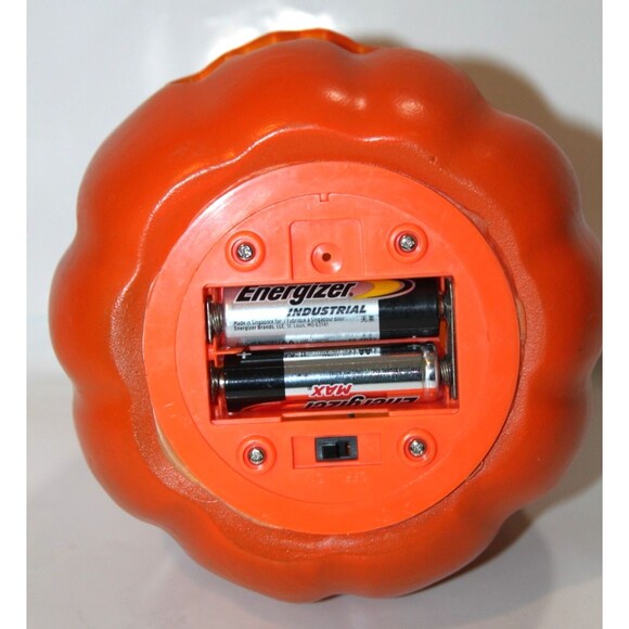 The Paper Magic Group Pumpkin Halloween 5" Jack O Lantern Blow Mold Vintage 1998 - Picture 7 of 11